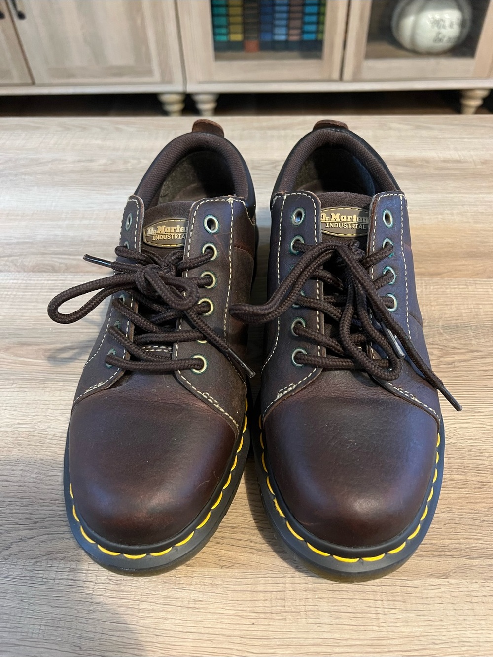 Dr. Martens AirWair Men’s Dark Brown Leather Shoes NWOT